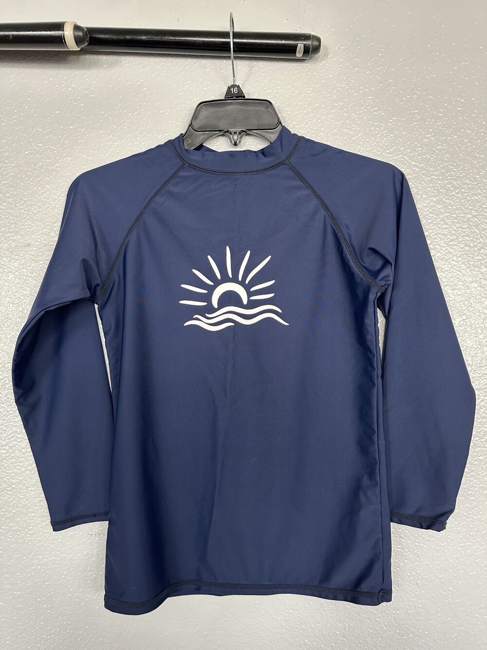 TFJH E Girls & Boys Long Sleeve Rashgurad Swimsuit UPF 50+ Kids Swimwear Sz 16